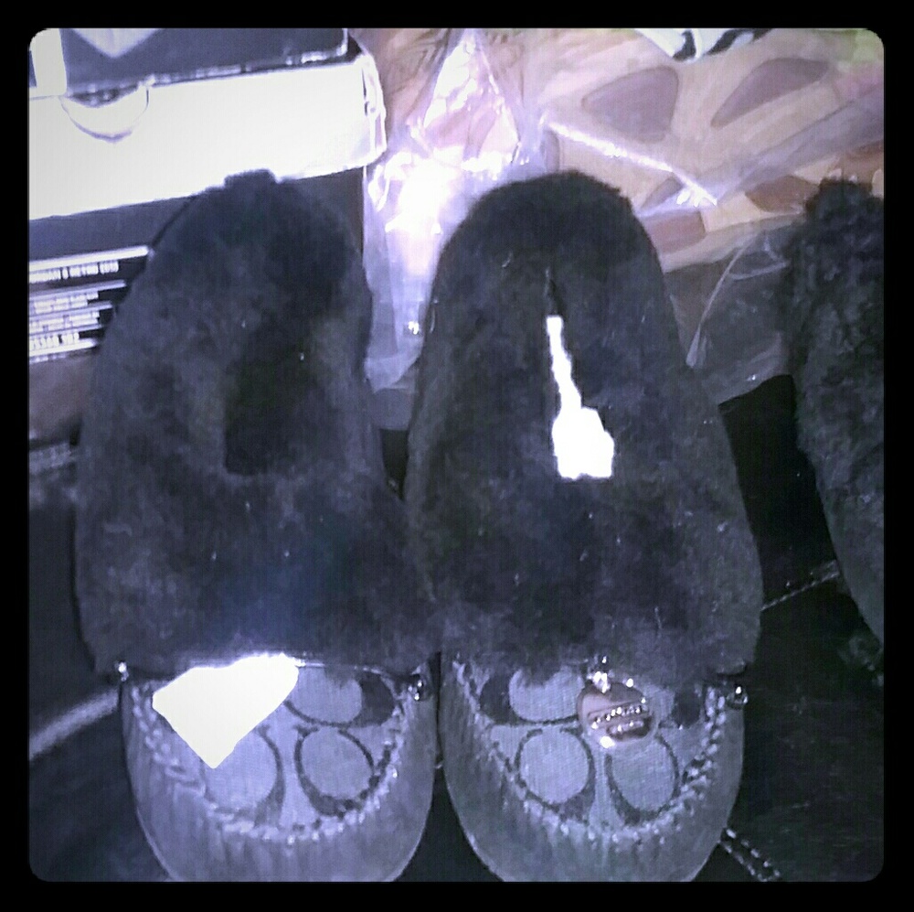 Coach slippers